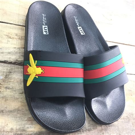 gucci bee slides|Gucci slides outlet.